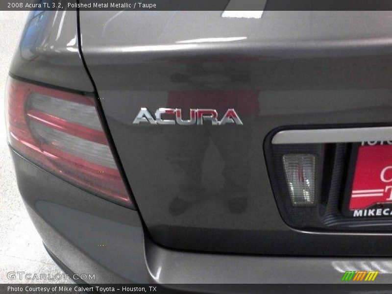 Polished Metal Metallic / Taupe 2008 Acura TL 3.2