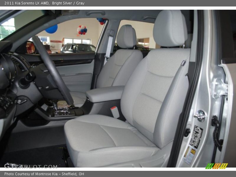 Bright Silver / Gray 2011 Kia Sorento LX AWD