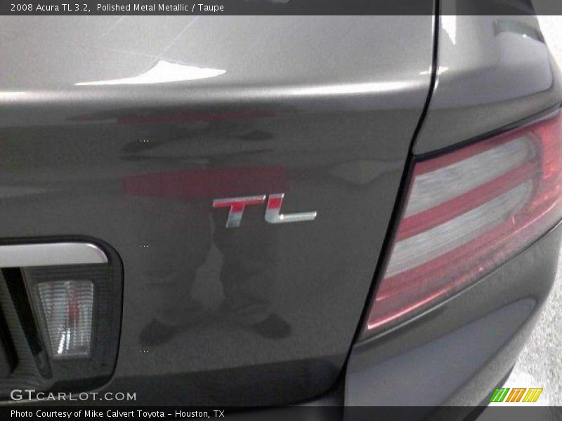 Polished Metal Metallic / Taupe 2008 Acura TL 3.2
