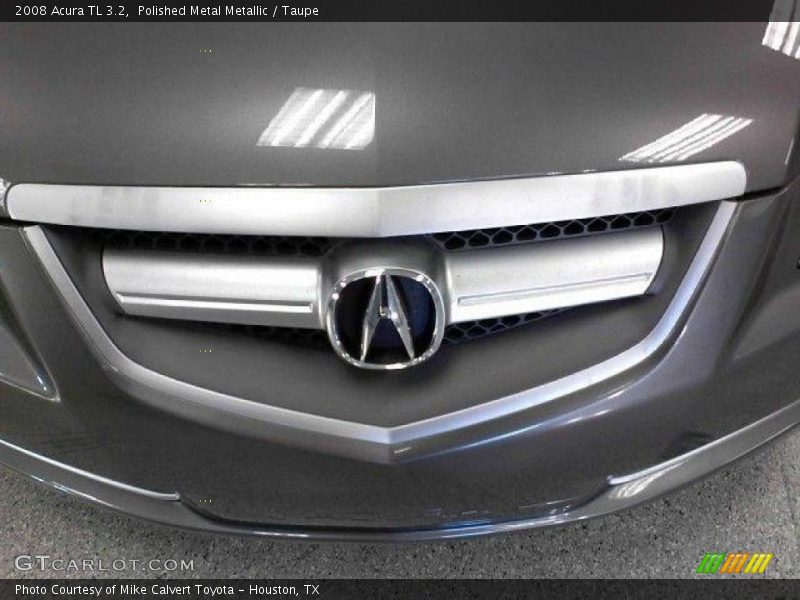 Polished Metal Metallic / Taupe 2008 Acura TL 3.2