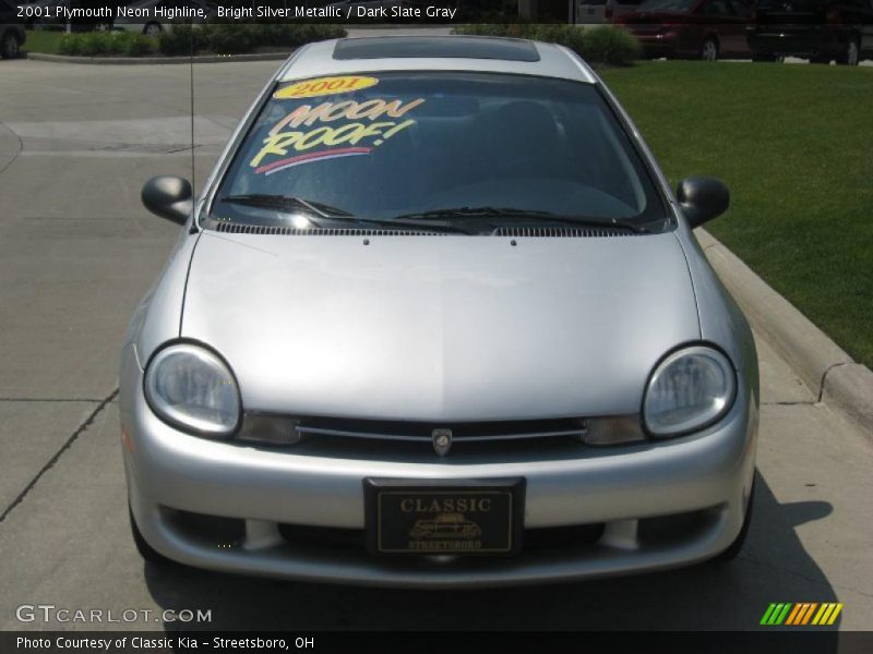 Bright Silver Metallic / Dark Slate Gray 2001 Plymouth Neon Highline