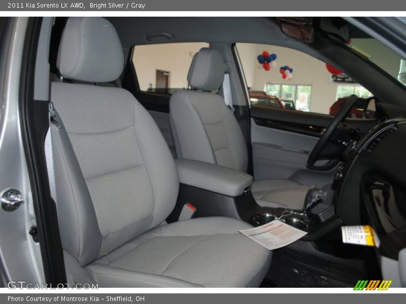 Bright Silver / Gray 2011 Kia Sorento LX AWD
