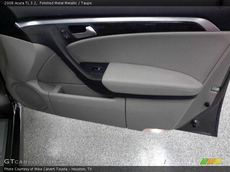 Polished Metal Metallic / Taupe 2008 Acura TL 3.2