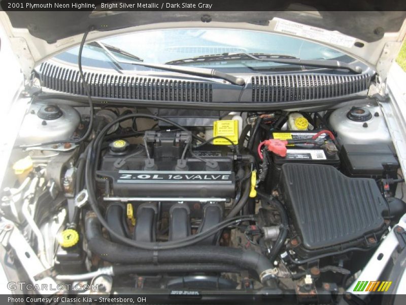 Bright Silver Metallic / Dark Slate Gray 2001 Plymouth Neon Highline