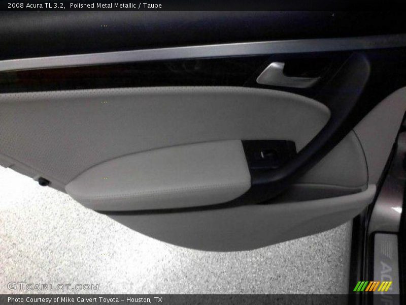 Polished Metal Metallic / Taupe 2008 Acura TL 3.2
