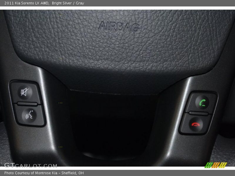 Bright Silver / Gray 2011 Kia Sorento LX AWD