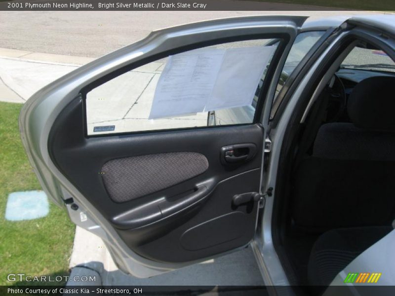 Bright Silver Metallic / Dark Slate Gray 2001 Plymouth Neon Highline