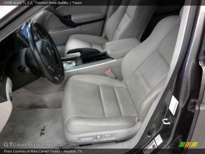 Polished Metal Metallic / Taupe 2008 Acura TL 3.2