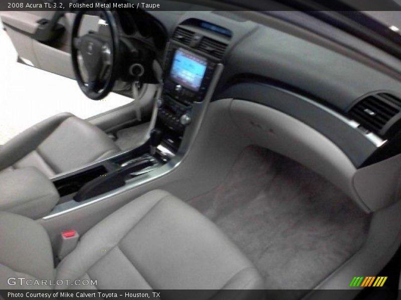 Polished Metal Metallic / Taupe 2008 Acura TL 3.2