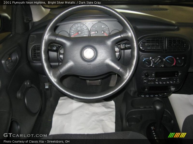 Bright Silver Metallic / Dark Slate Gray 2001 Plymouth Neon Highline
