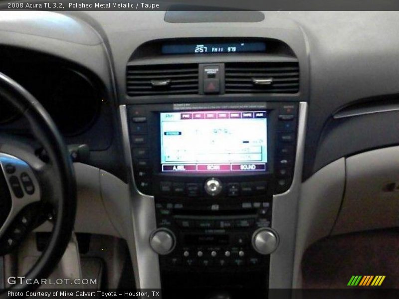 Polished Metal Metallic / Taupe 2008 Acura TL 3.2