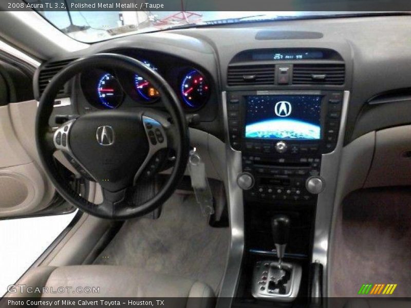 Polished Metal Metallic / Taupe 2008 Acura TL 3.2