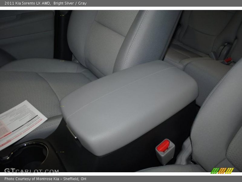 Bright Silver / Gray 2011 Kia Sorento LX AWD