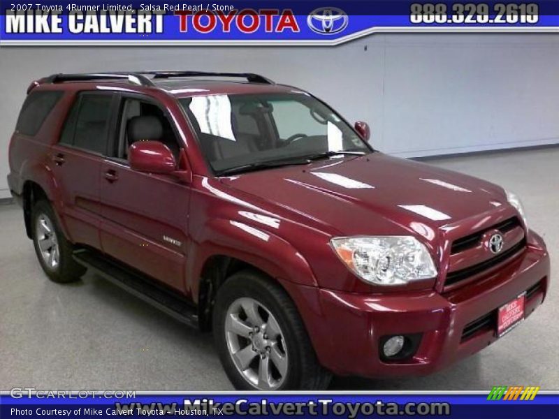 Salsa Red Pearl / Stone 2007 Toyota 4Runner Limited