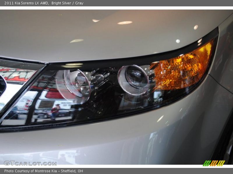 Bright Silver / Gray 2011 Kia Sorento LX AWD