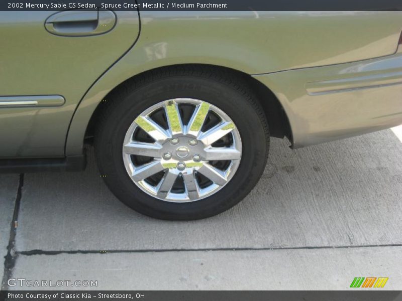 Spruce Green Metallic / Medium Parchment 2002 Mercury Sable GS Sedan
