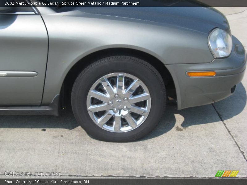 Spruce Green Metallic / Medium Parchment 2002 Mercury Sable GS Sedan