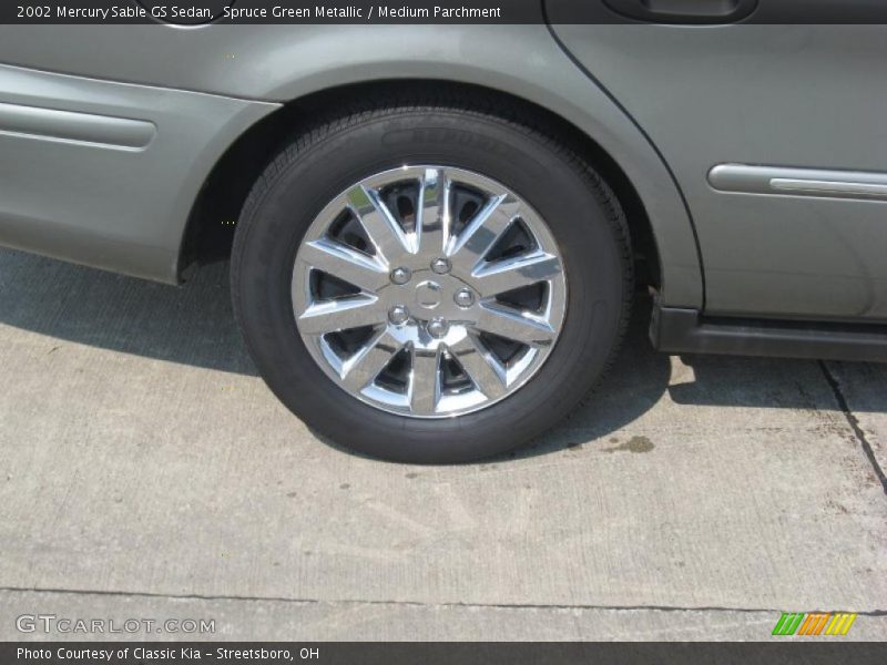Spruce Green Metallic / Medium Parchment 2002 Mercury Sable GS Sedan