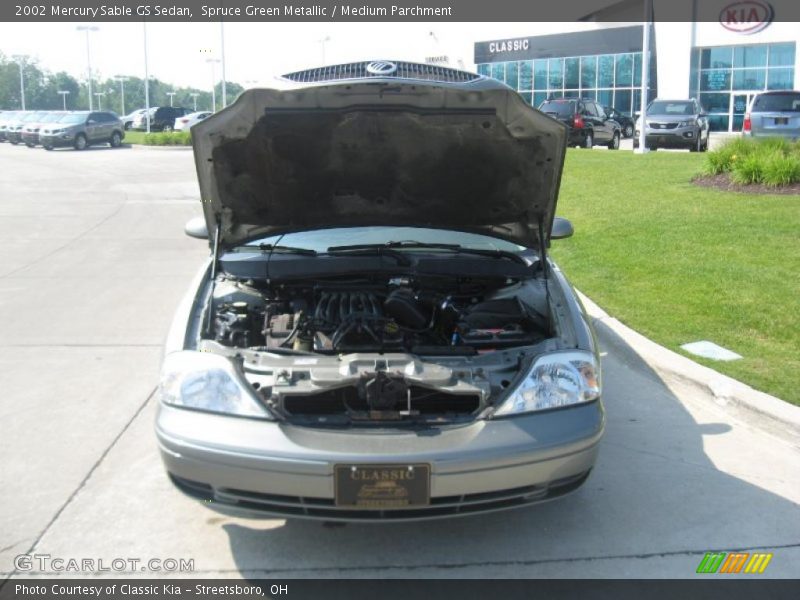 Spruce Green Metallic / Medium Parchment 2002 Mercury Sable GS Sedan