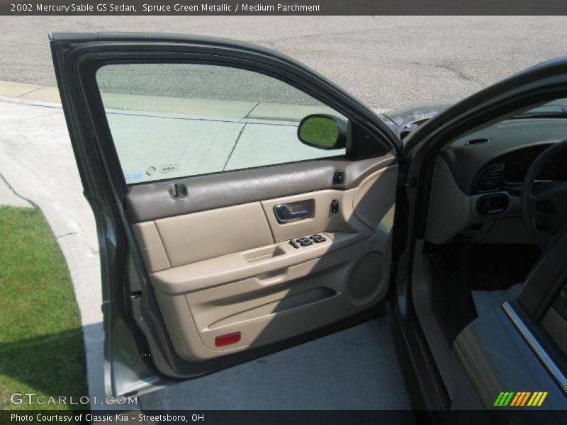 Spruce Green Metallic / Medium Parchment 2002 Mercury Sable GS Sedan