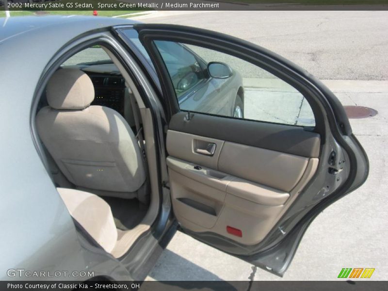 Spruce Green Metallic / Medium Parchment 2002 Mercury Sable GS Sedan