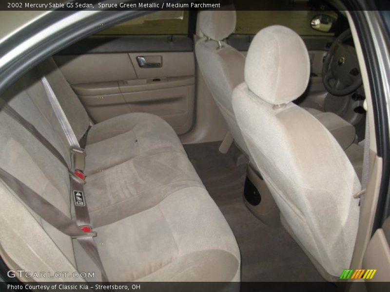 Spruce Green Metallic / Medium Parchment 2002 Mercury Sable GS Sedan
