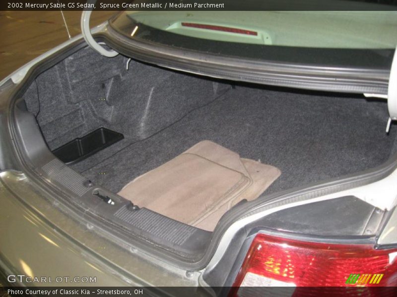 Spruce Green Metallic / Medium Parchment 2002 Mercury Sable GS Sedan