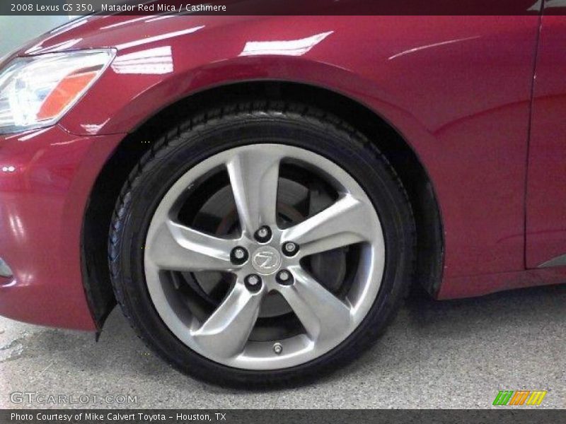 Matador Red Mica / Cashmere 2008 Lexus GS 350