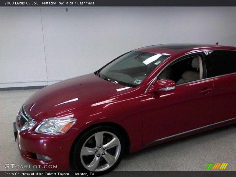 Matador Red Mica / Cashmere 2008 Lexus GS 350