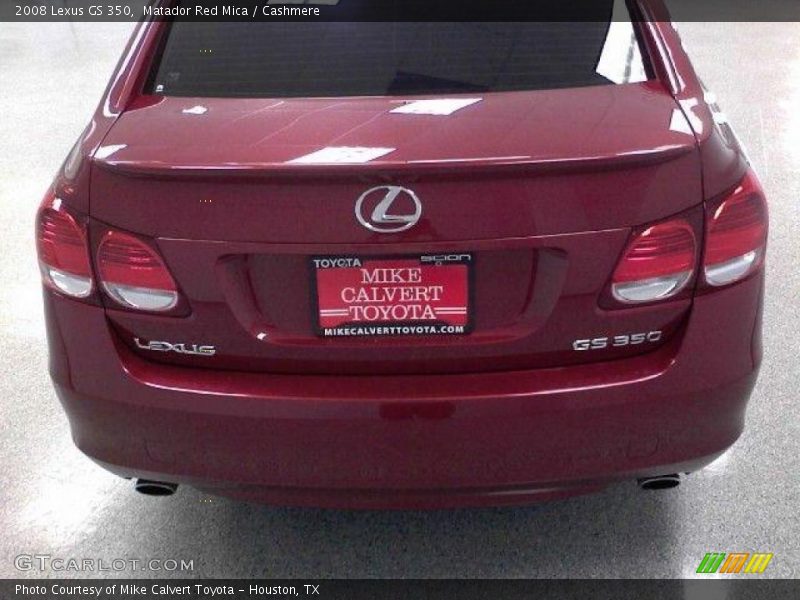 Matador Red Mica / Cashmere 2008 Lexus GS 350
