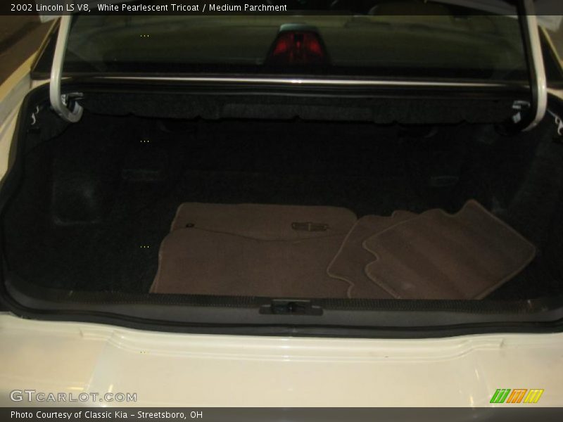 White Pearlescent Tricoat / Medium Parchment 2002 Lincoln LS V8