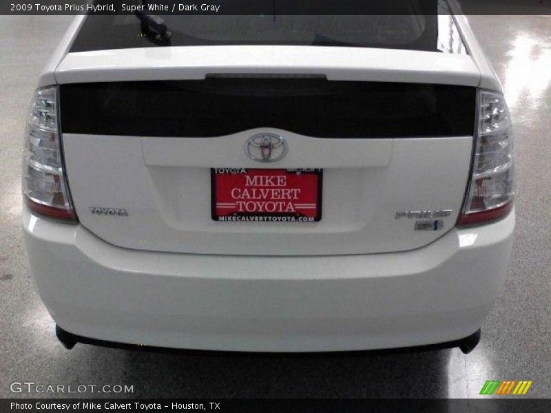 Super White / Dark Gray 2009 Toyota Prius Hybrid