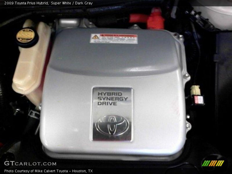 Super White / Dark Gray 2009 Toyota Prius Hybrid