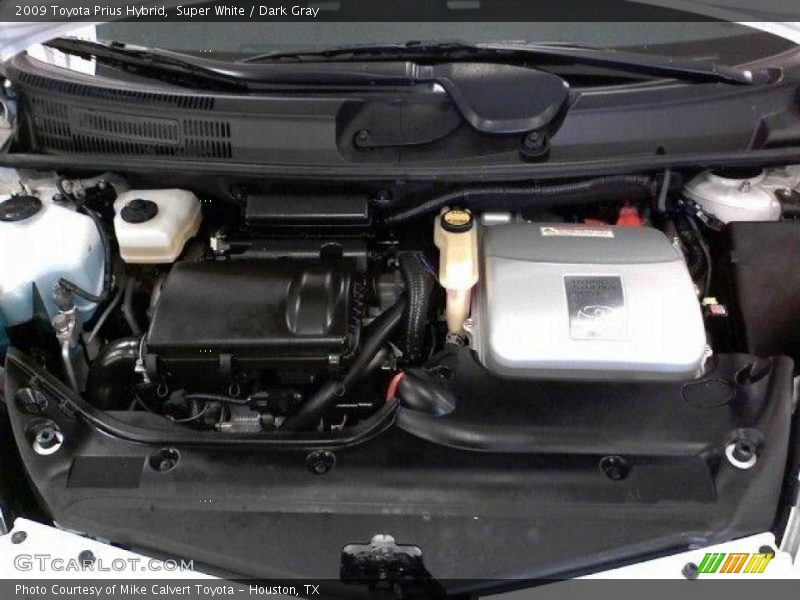 Super White / Dark Gray 2009 Toyota Prius Hybrid