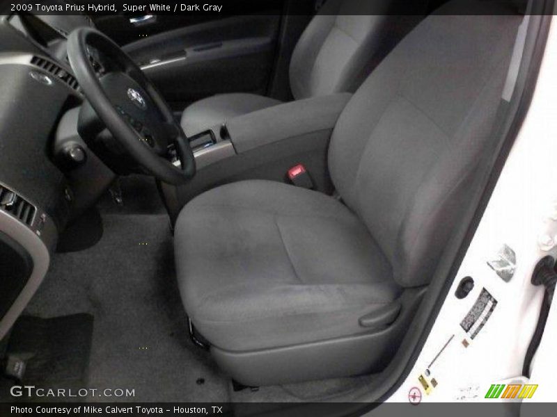 Super White / Dark Gray 2009 Toyota Prius Hybrid