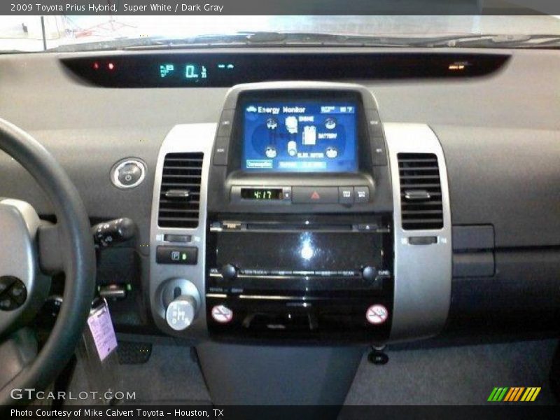 Super White / Dark Gray 2009 Toyota Prius Hybrid