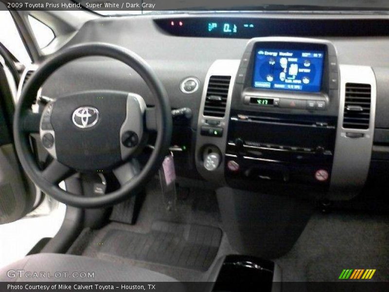 Super White / Dark Gray 2009 Toyota Prius Hybrid