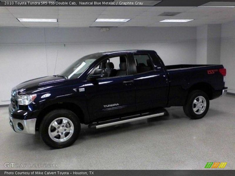 Nautical Blue Metallic / Graphite Gray 2010 Toyota Tundra SR5 TSS Double Cab