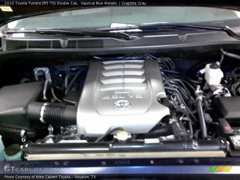 Nautical Blue Metallic / Graphite Gray 2010 Toyota Tundra SR5 TSS Double Cab