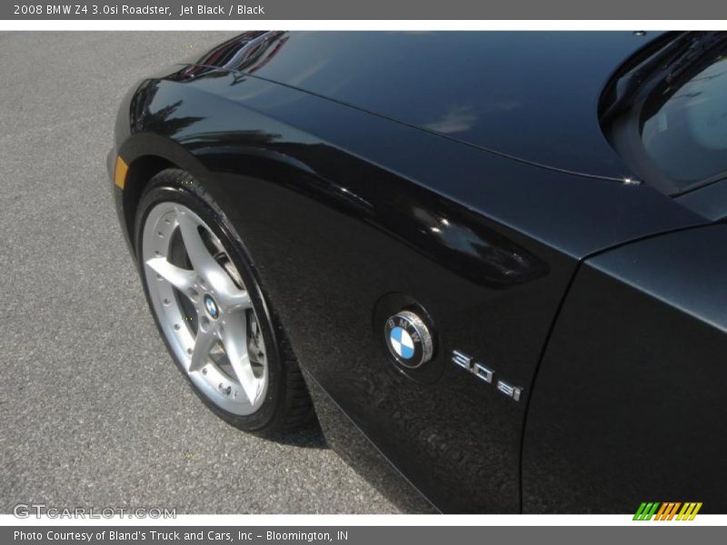 Jet Black / Black 2008 BMW Z4 3.0si Roadster