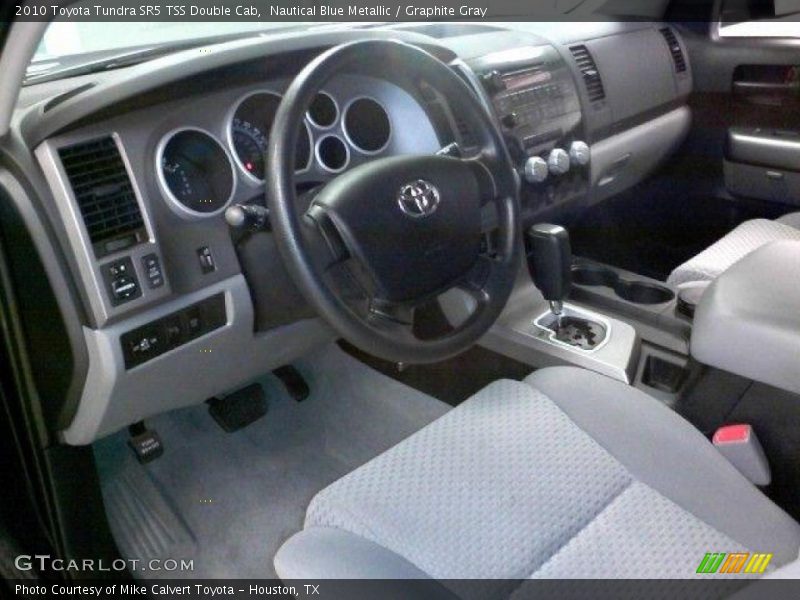Nautical Blue Metallic / Graphite Gray 2010 Toyota Tundra SR5 TSS Double Cab
