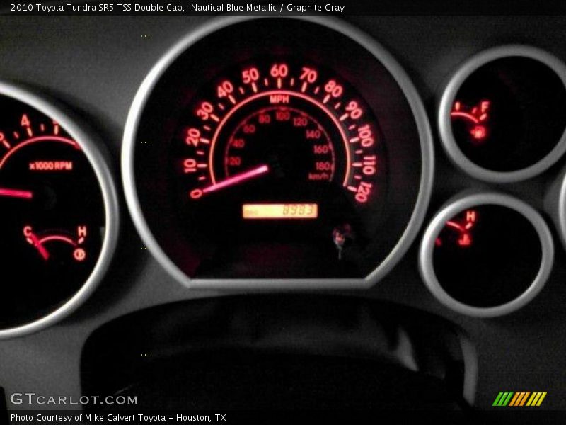 Nautical Blue Metallic / Graphite Gray 2010 Toyota Tundra SR5 TSS Double Cab