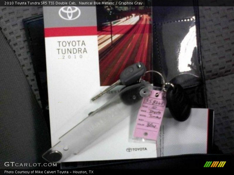 Nautical Blue Metallic / Graphite Gray 2010 Toyota Tundra SR5 TSS Double Cab