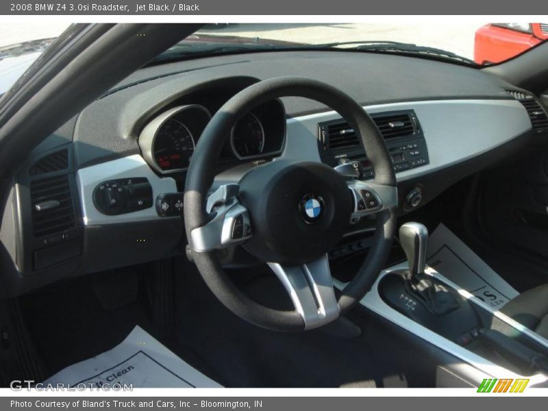 Jet Black / Black 2008 BMW Z4 3.0si Roadster