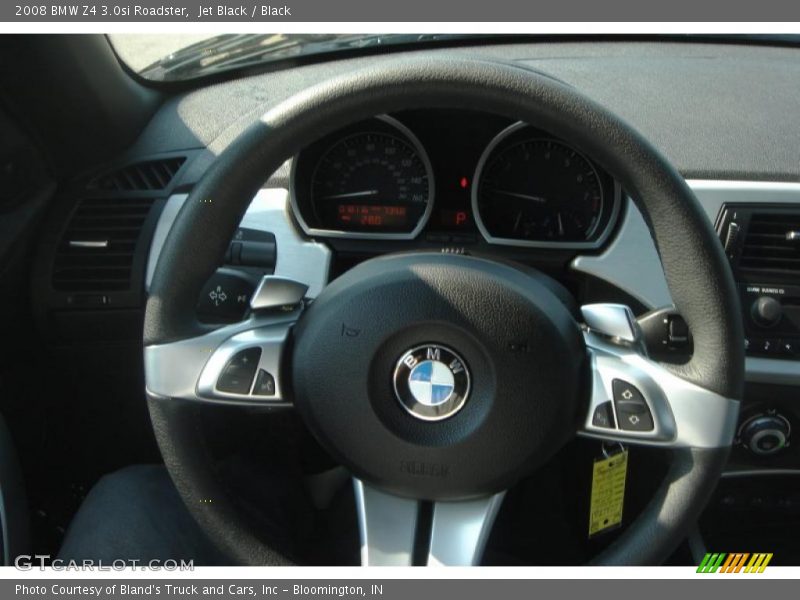 Jet Black / Black 2008 BMW Z4 3.0si Roadster