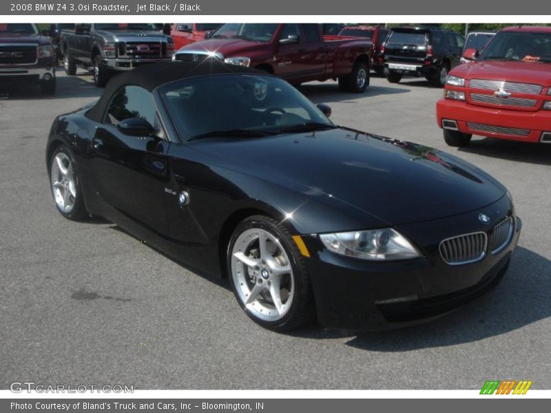 Jet Black / Black 2008 BMW Z4 3.0si Roadster