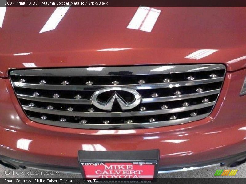 Autumn Copper Metallic / Brick/Black 2007 Infiniti FX 35