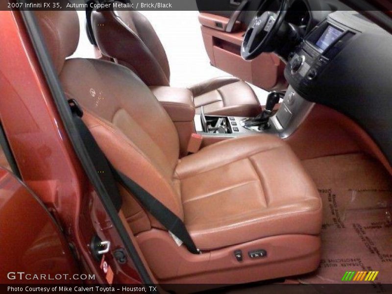 Autumn Copper Metallic / Brick/Black 2007 Infiniti FX 35