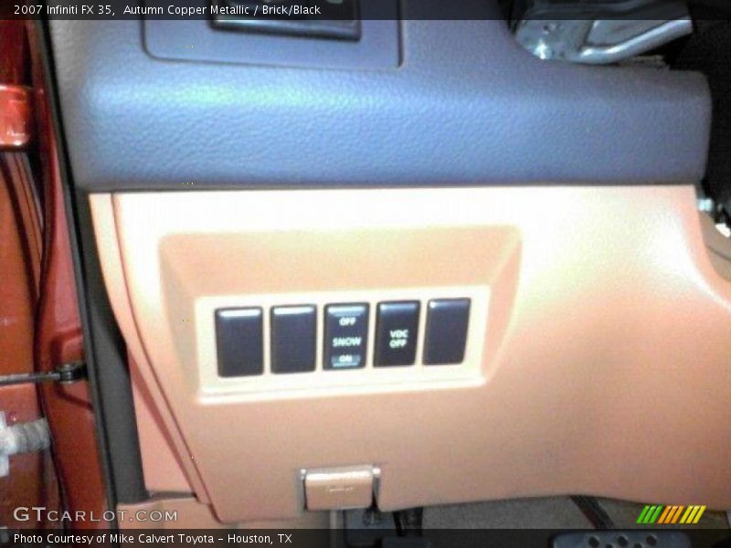Autumn Copper Metallic / Brick/Black 2007 Infiniti FX 35