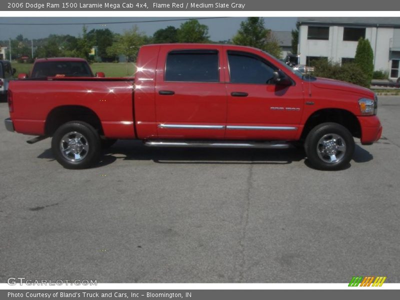 Flame Red / Medium Slate Gray 2006 Dodge Ram 1500 Laramie Mega Cab 4x4